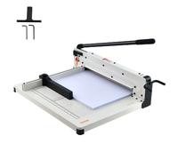 VEVOR Massicot à papier 431,8 mm – A3, capacité 400 feuilles, acier massif, blanc