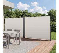 Store latéral VEVOR extensible 180 x 600 cm, store latéral en tissu polyester 180 g/m², store mural, protection contre le vent, protection solaire, brise-vue, séparateur d'espace pour jardin, balcon, 