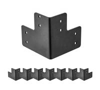 VEVOR Support d'Angle d'Établi 165x165x165 mm, Supports d'Angle Robustes Acier, Lot de 8, Capacité Charge 1000 kg, avec Vis, pour Bureau, Atelier, Serres, Bancs, Jardinières, Établis, Étagères, Cages