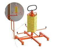 VEVOR Support de Bobines de Fil, Montage au Sol ou sur Poteau, Distributeur de Bobines de Câbles, Dévidoir Portable avec Poignée, Œillet Pivotant, pour Transport des Câbles dans Diverses Conditions
