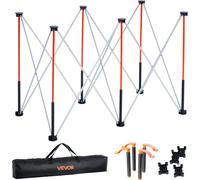 VEVOR support de montage portable et pliable (1267 x 665 x 867 mm), support d'établi pliable avec capacité de charge de 1135 kg & sac de rangement (pas de plateau) pour garage atelier