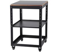 VEVOR Support de Rabot Charge 45 kg Table Support de Raboteuse Hauteur 3 Vitesses Étagère d'Outils Mobile 4 Roulettes Espace Stockage pour Plupart Raboteuses Scies Machines d'Établi Outils Électriques