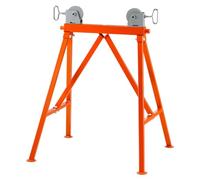 VEVOR Support de tuyau avec tête à rouleau — capacité 1134 kg — pour tuyaux 5–91 cm — acier 45#