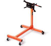 VEVOR Support Moteur d'Atelier 340 kg Stand de Moteur en Acier Mobile et Verrouillable Lève-Moteur Rotatif 360° 6 Points d’Ancrage Réglables en Inclinaison pour Travaux sur Moteurs Démontés Mécanicien