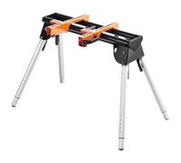 VEVOR Support pour Scie à Onglet Universel Capacité de Charge 149,5 kg, Piètement pour Scie Pliable en Acier, Hauteur Réglable 739-835 mm, avec Supports de Montage Monobloc, Portable et Compact