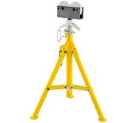VEVOR Support tubulaire pliable avec tête à roulettes - hauteur réglable de 81 cm à 140 cm (32" à 55"), capacité de charge 2 tonnes (4500 lbs), approprié