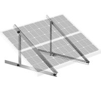 VEVOR Support de Panneau Solaire, 127 cm, Fixation de Panneau Solaire de 100-550 W Inclinable Réglable 0-90° en Aluminium Léger avec Pieds Pliables pour Camping-car, Toit, Bateaux, Système Hors Réseau