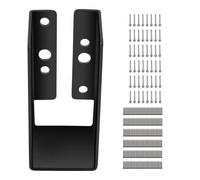 VEVOR Supports de solive dissimulés, lot de 24, support de poutres pour connecter du bois 51x102 mm, plaque d'acier Q235 avec revêtement en poudre, support de solive dissimulé pour poutre bois, noir