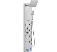 VEVOR Système de panneau de douche – 5 modes, affichage numérique, 8 jets, bec & douchette