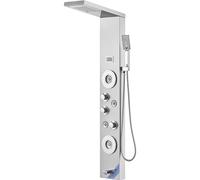 VEVOR Système de panneau de douche – 6 modes, LED, pluie, cascade, 4 jets, pomme de douche