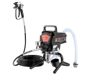 VEVOR Système de Peinture par Pulvérisation 950 W 3000 PSI Pulvérisateur sans Air Portable 2 L/min Pistolet de Peinture avec Tuyau 15 m pour Peinture Intérieure Extérieure Fournitures Clôtures Maison