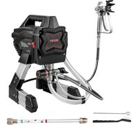 VEVOR Système de peinture par pulvérisation Airless Appareil de pulvérisation Airless 1,1 L/min 650 W, appareil de peinture par pulvérisation Airless 34 x 27 x 41 cm Système de peinture par pulvérisat