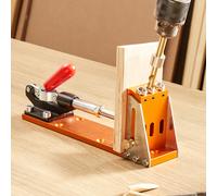 Kit De Gabarit De Trou De Poche Profondeur Réglable 1,27-3,81cm Alliage d'Aluminium