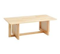 VEVOR Table Basse Rectangulaire en Rotin 120 cm Meuble de Rangement pour Salon