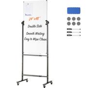 VEVOR Tableau blanc 61 x 122 cm Tableau mural Tableau magnétique Enroulable Effaçable