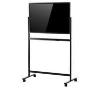 VEVOR Tableau Noir en Verre Effaçable à Sec 888x583 mm avec Support 2 Pcs | Tableau Mémo Magnétique Mobile à Roulettes, Verre Sans Cadre, Marqueurs, Aimants et Effaceur, pour Bureau, Salles de Classe