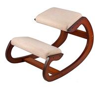 VEVOR Tabouret Ergonomique Tabouret Réglable Ergonomique Coussins Confortables Bureau Maison Façonnant et Soulageant Stress Fauteuil Ergonomique à Genoux Noix de Pécan