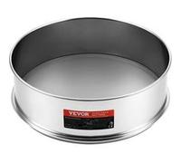 VEVOR Tamis à Farine 150 Mailles, Passoire à Mailles Fines 32 cm, en Inox 304 de Qualité Alimentaire, pour Pâtisserie, 5 Tailles de Trous de Maille pour Haricots Mungo, Riz, Farine, Poudre de Perle