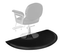 VEVOR Tapis de Chaise de Salon Coiffure, 1520x910x13 mm, Tapis de Sol Salon Coiffeur Anti-fatigue pour Base de Chaise Circulaire, avec Surface PVC, Facile à Nettoyer, Bords Biseautés Anti-trébuchement