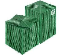 VEVOR Tapis de Drainage Emboîtable Tapis Dalle de Sol 31x31cm PP Antidérapant 50PCS Vert