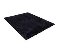VEVOR Tapis de Séjour Poil Long 304,8x243,8cm Antidérapant Pour Chambre à Coucher Noir