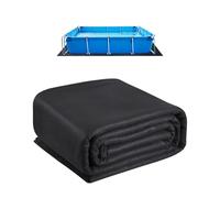 VEVOR Tapis de Sol Piscine, 369 x 732 cm, Tapis sous Piscines Hors Sol Rectangulaire 180 g/m2 en Géotextile Extra-épais, Installation Facile, Découpe Simple, Protection pour Éviter Perforations Objets