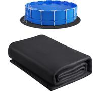 VEVOR Tapis de sol pour piscine, 6,4 m, bâche de fond pour piscines hors sol, bâche de protection du fond extra épaisse, tapis de piscine hors sol en géotextile, prolonge la durée de vie du liner