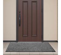 VEVOR Tapis d'Entrée, 152,4 x 91,4 cm, Paillasson Extérieur Intérieur avec Envers Antidérapant PVC, Résistant et Lavable, Attrape Poussière, Tapis de Porte pour Couloir, Cuisine, Balcon, Garage, Gris