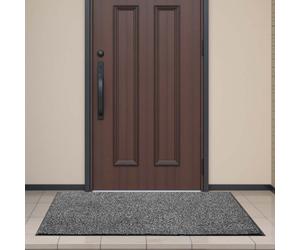 VEVOR Tapis d'Entrée, 152,4 x 91,4 cm, Paillasson Extérieur Intérieur avec Envers Antidérapant PVC, Résistant et Lavable, Attrape Poussière, Tapis de Porte pour Couloir, Cuisine, Balcon, Garage, Gris