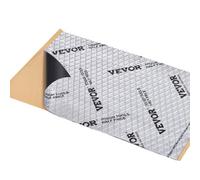 VEVOR Tapis d'Isolation Phonique 1,3 mm Insonorisation Voiture 4,8 m² Matériau Insonorisant Automobile en Caoutchouc Butyle 248,9x398,8 mm Tapis Isolant Thermique Structure à 3 Couches pour Voitures