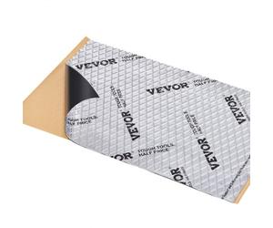 VEVOR Tapis d'Isolation Phonique 2 mm Insonorisation Voiture 3,3 m² Matériau Insonorisant Automobiles en Caoutchouc Butyle 248,9x398,8 mm Tapis Isolant Thermique Structure à 3 Couches pour Voitures