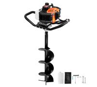 VEVOR Tarière à Essence 43 CC 1250 W avec Foret 200 mm pour Ferme Jardin Plantes