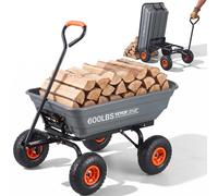 VEVOR TC4253C - 272 kg - Benne 4 ft³ - Roues caoutchouc ø255 mm