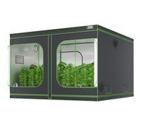 VEVOR Tente de Culture 305x305x203 cm Chambre de Culture Hydroponique Mylar 600D Hautement Réfléchissante avec Fenêtre d'Observation, Sac à Outils, Plateau de Sol pour Culture de Plantes d'Intérieur