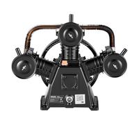 VEVOR Tête de Compresseur d'Air, 2,98 kW 320 L/min, Tête de Compression | Pour Travail du Bois, Réparation Auto, Tricylindre, Lubrifiée à Huile, Mono-étagée en Fonte, Pression de Service Max. 10 bar