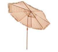 VEVOR Tiki - Parasol de terrasse inclinable, style hawaïen avec chaume en polypropylène durable, pour plage, terrasse, bord de piscine, arrière-cour et jardin