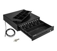 VEVOR Tiroir-Caisse Enregistreuse Automatique Manuel 41x42x10 cm Port RJ11/RJ12