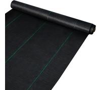 VEVOR Toile de Paillage 91,4x2 m Toile Anti-Mauvaises Herbes 183 ㎡ Géotextile Bâche Jardin PP Haute Perméabilité Densité 85 g Textile Sous-couche pour Couverture de Sol Jardinage Agriculture Potager