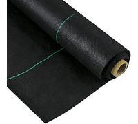 VEVOR Toile de Protection Contre Les Mauvaises Herbes de 0,9 m x 15,2 m de qualité supérieure et très résistante, 141,7 g, Tissu tissé Anti-Mauvaises Herbes, Haute perméabilité, Bon pour parterres de