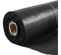 VEVOR Toile Tissée Jardin 91,4 m x 1,83 m Toile Anti-Mauvaises Herbes Tissé Anti-UV pour Les Allées des Terrasses Empêcher Les Mauvaises Herbes et Idéal Également pour Les Allées de Potagers