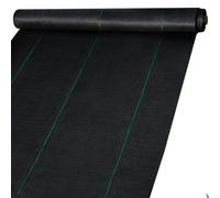 VEVOR Toile Tissée Jardin 91,4 m x 1,83 m Toile Anti-Mauvaises Herbes Tissé Anti-UV pour les Allées des Terrasses Empêcher les Mauvaises Herbes et Idéal Également pour les Allées de Potagers