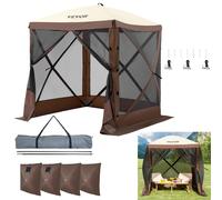 VEVOR Tente de jardin Pavillon pliable Tente de réception Popup Tente 4 personnes 1,83x1,83x2,1m