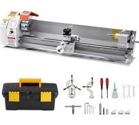 VEVOR Tour à métaux 220x1000 mm Tour à avance automatique 2500 tr/min Vitesse 1250 W Moteur sans balais pour l'usinage de pièces de précision