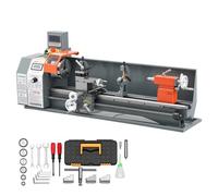 VEVOR Tour à Métaux Établi 254x762 mm 1100 W Tour Métaux avec DRO 2 Axes pour Tournage, avec Règle Linéaire et Affichage Numérique, Sens de Rotation Réversible, Vitesse Variable Max. 3000 tr/min