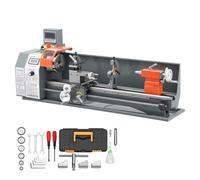 VEVOR Tour à Métaux Établi 254x762 mm 1100 W Tour Métaux avec DRO 2 Axes | Pour Tournage, avec Règle Linéaire et Affichage Numérique, Sens de Rotation Réversible, Vitesse Variable Max. 3000 tr/min