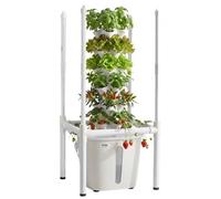 VEVOR Tour Hydroponique 6 Étages 30 Trous, Système de Culture Hydroponique pour Herbes, Fruits et Légumes, avec Lampe de Croissance LED, Contrôle par Application, Réservoir d'Eau de 20 L et Pompe