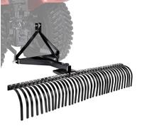 VEVOR Tracteur de remorquage, aérateur de pelouse de 72"/183 cm, scarificateur avec 32 lames en acier