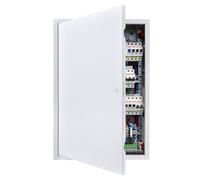 VEVOR Trappe de Visite 64x44 cm, Panneau d'Accès pour Cloisons Sèches Placo en Acier Galvanisé, pour Plafond Plomberie et Électricité, Trappe de Maintenance Dimensions de Découpe 42x62 cm, Blanc