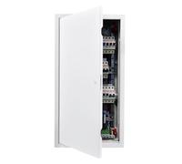VEVOR Trappe de Visite 77x39 cm, Panneau d'Accès pour Cloisons Sèches Placo en Acier Galvanisé, pour Plafond Plomberie et Électricité, Trappe de Maintenance Dimensions de Découpe 37x75 cm, Blanc