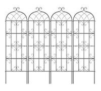 VEVOR Treillis Jardin Pour Plante Grimpante Métal Antirouille 51x180 Cm 4 Pcs